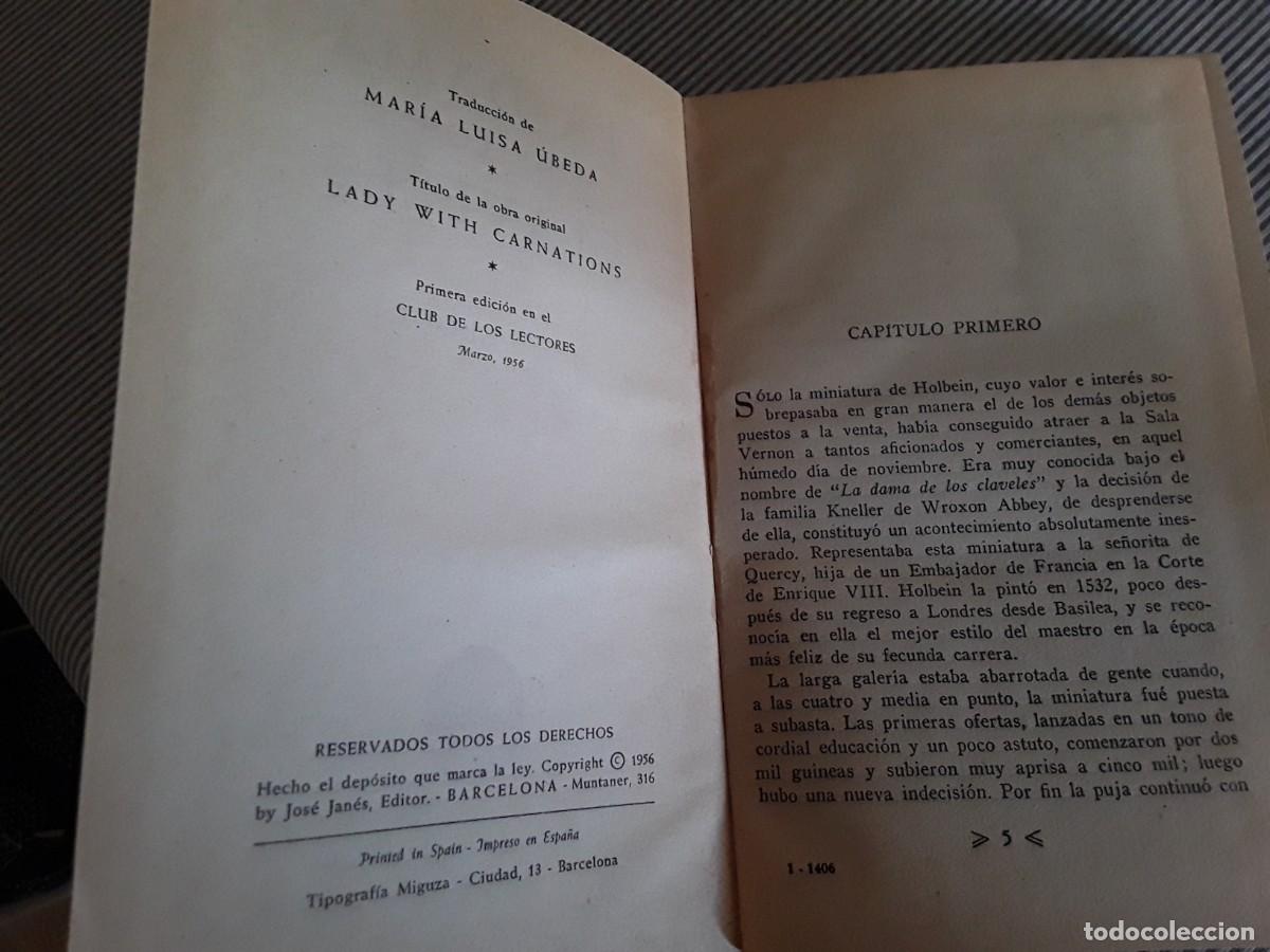 Libros de segunda mano: La dama de los claveles. A.J. Cronin. 1956. - Foto 2