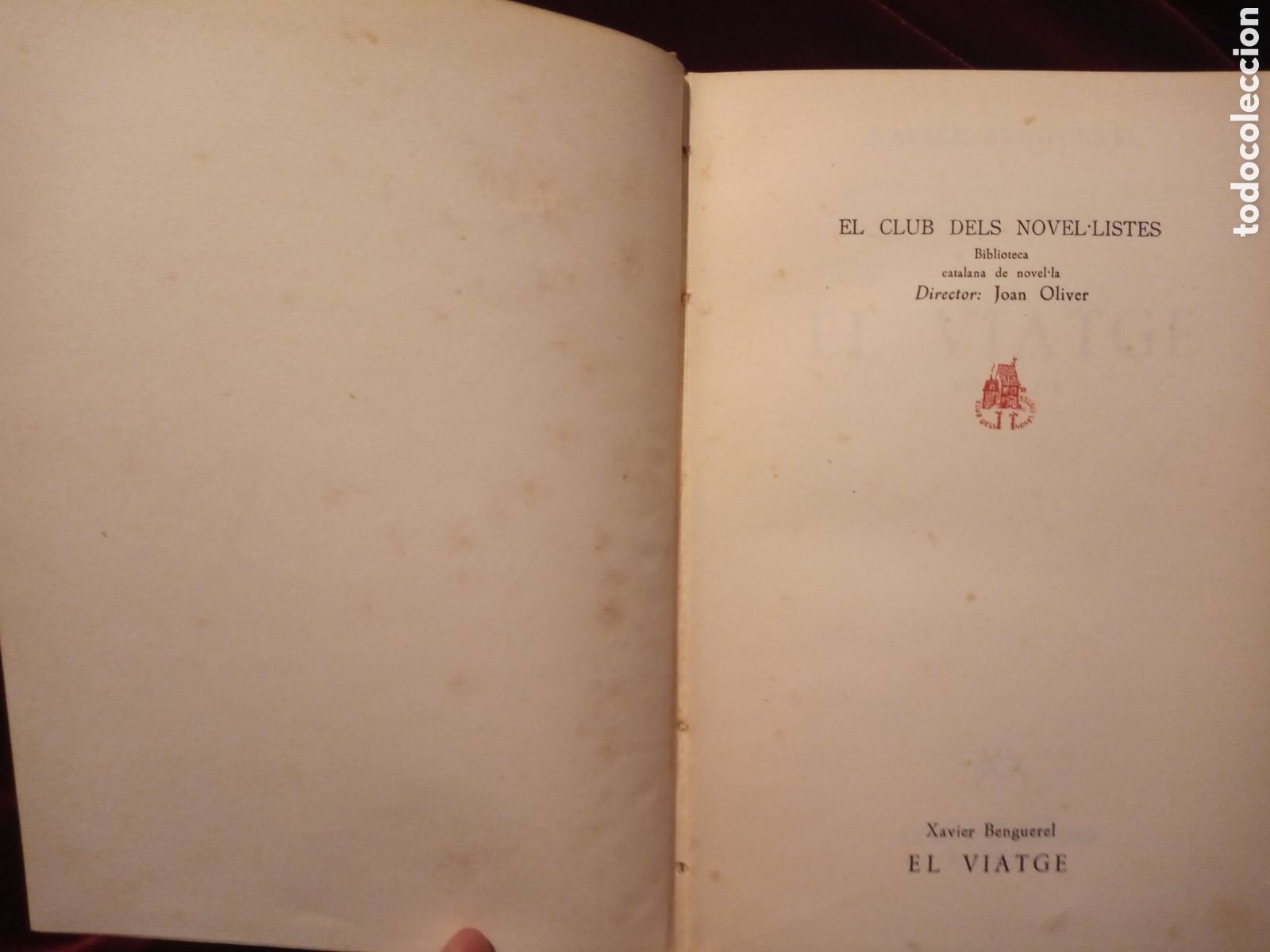 Libros de segunda mano: EL VIATGE - X. Benguerel - Aym&agrave; 1957 - Foto 4