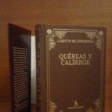 Libros de segunda mano: CARITÓN DE AFRODISIAS - QUÉREAS Y CALÍRROE - BIBLIOTECA CLÁSICA GREDOS Nº 134 - 2017. Lote 372303076