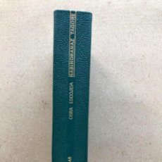 Libros de segunda mano: OBRA ESCOGIDA / RABINDRANAZ TAGORE / / AGUILAR / BIBLIOTECA PREMIOS NOBEL / 1968 /