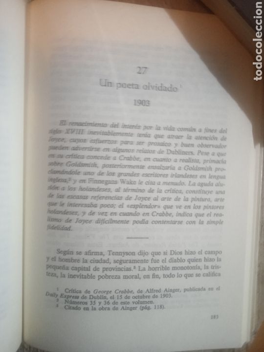 Libros de segunda mano: Escritos Cr&iacute;ticos. James Joyce. - Foto 9