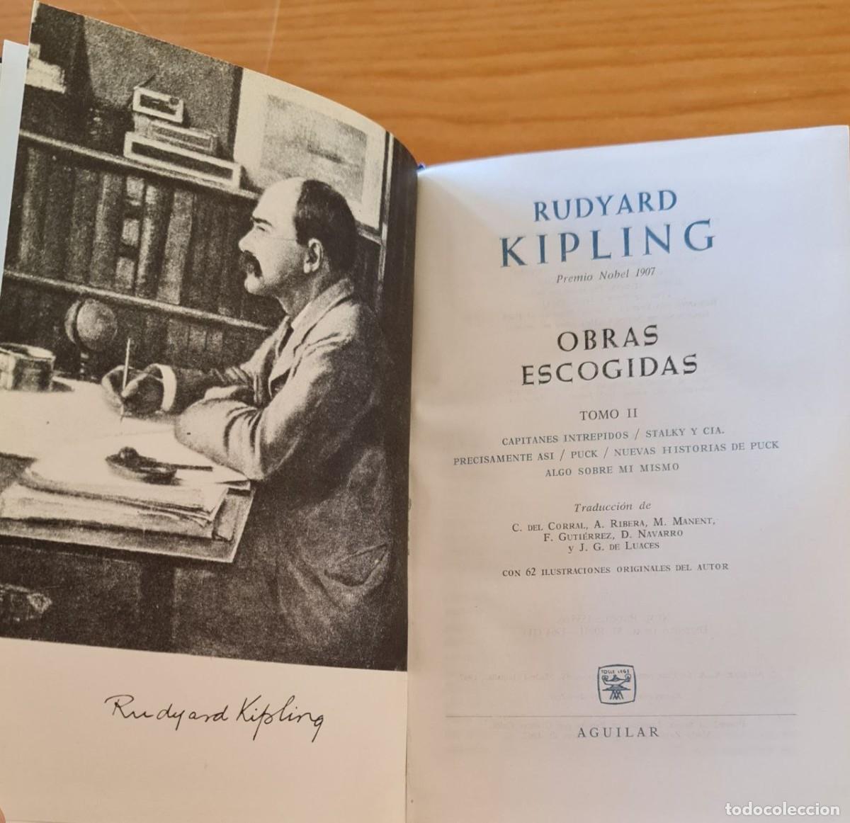 Libros de segunda mano: Ruyard Kipling Obras escogidas 1967 - Foto 3