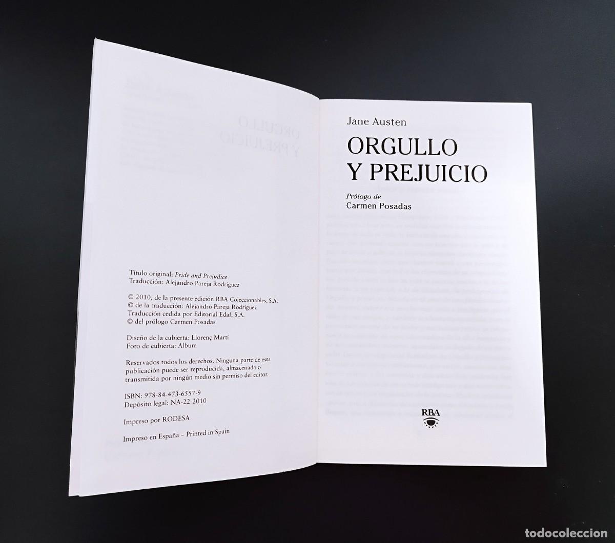Libros de segunda mano: ORGULLO Y PREJUICIO, JANE AUSTEN, EDITORIAL EDAF, 2010 &hellip; L6094 - Foto 3