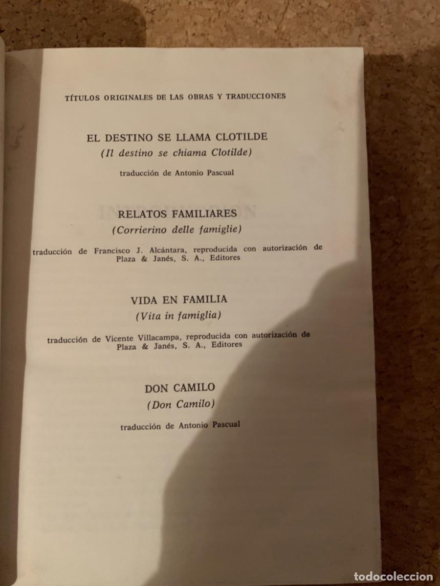 Libros de segunda mano: Obras Selectas de Giovanni Guareschi (Bols 21) - Foto 4