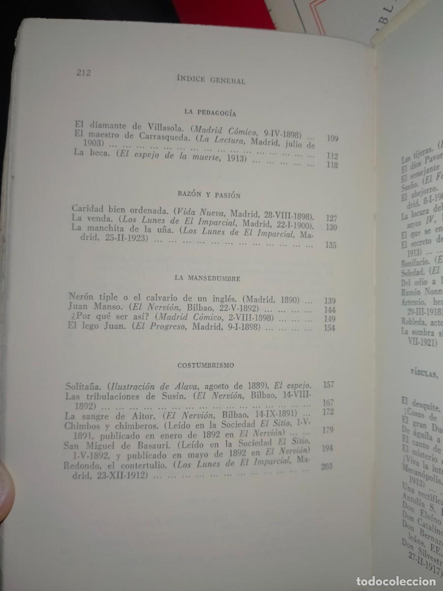 Libros de segunda mano: MIGUEL DE UNAMUNO. CUENTOS (2 TOMOS) .MINOTAURO - Foto 4
