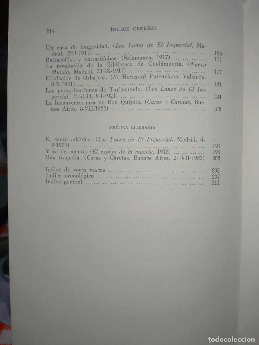 Libros de segunda mano: MIGUEL DE UNAMUNO. CUENTOS (2 TOMOS) .MINOTAURO - Foto 6