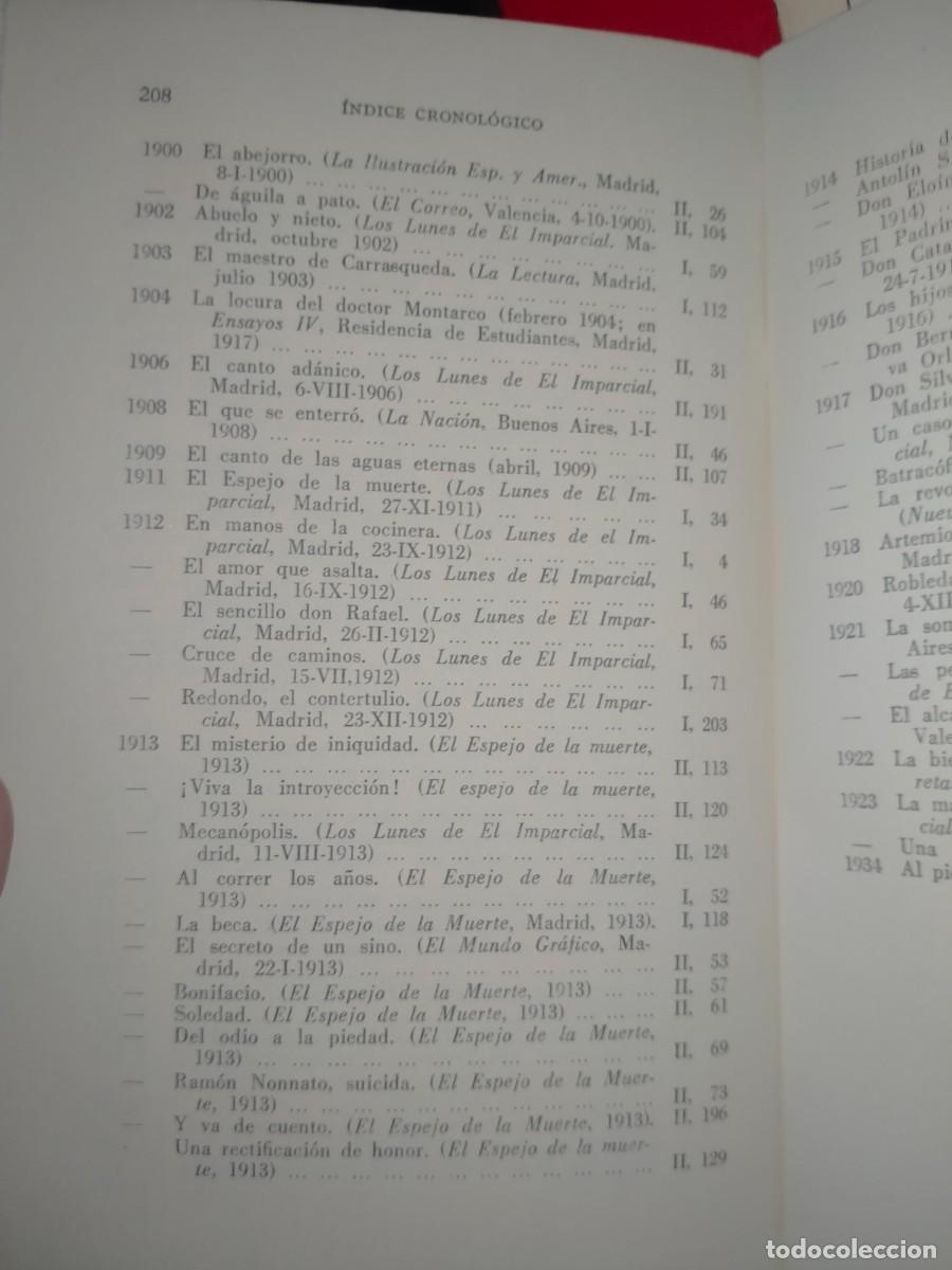Libros de segunda mano: MIGUEL DE UNAMUNO. CUENTOS (2 TOMOS) .MINOTAURO - Foto 8