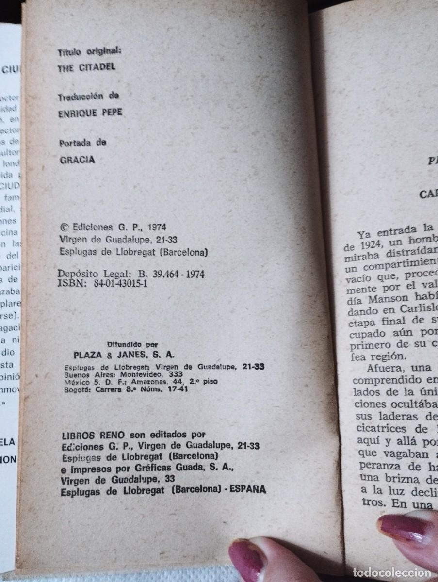 Libros de segunda mano: Libro la Ciudadela de A.J Cronin - Foto 2