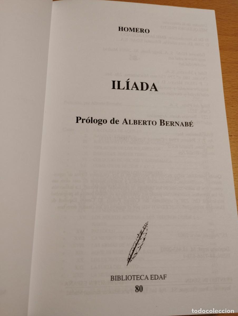 Libros de segunda mano: LA IL&Iacute;ADA (HOMERO) - Foto 4