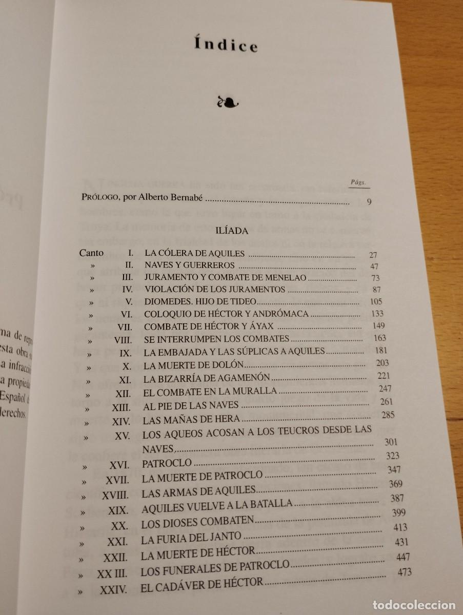 Libros de segunda mano: LA IL&Iacute;ADA (HOMERO) - Foto 5