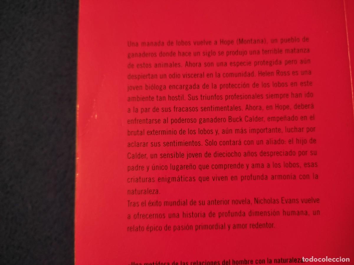 Libros de segunda mano: Tierra de Lobos Nicholas Evans Ed. Random House 2004 - Foto 4