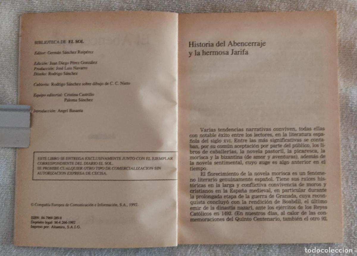 Libros de segunda mano: EL ABENCERRAJE. - Foto 4