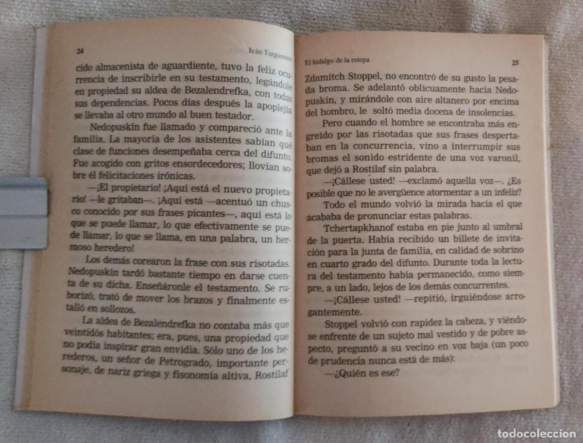 Libros de segunda mano: EL HIDALGO DE LA ESTEPA. - Foto 4