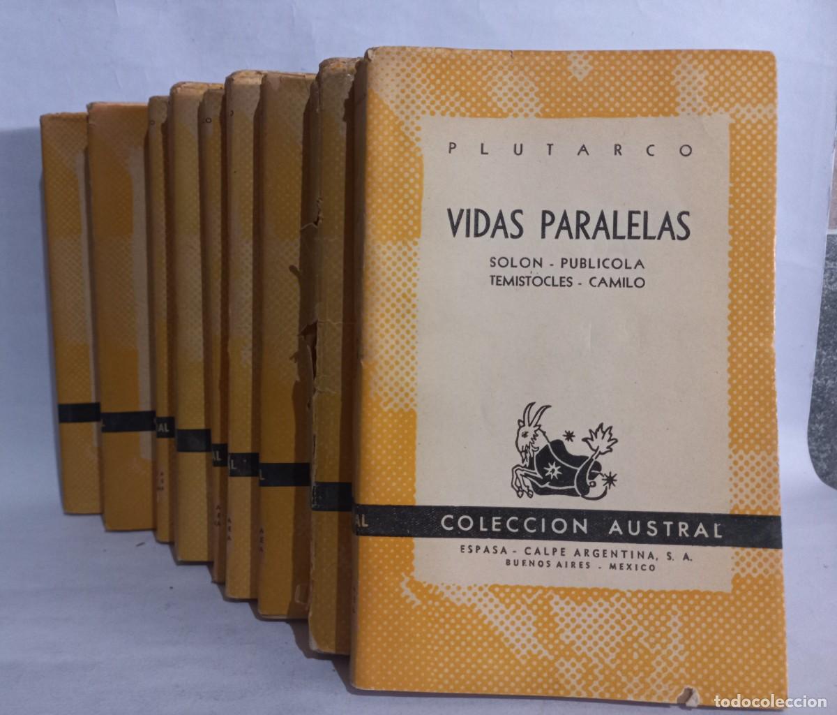 Libros de segunda mano: Plutarco - Vidas Paralelas 9 tomos - Foto 1