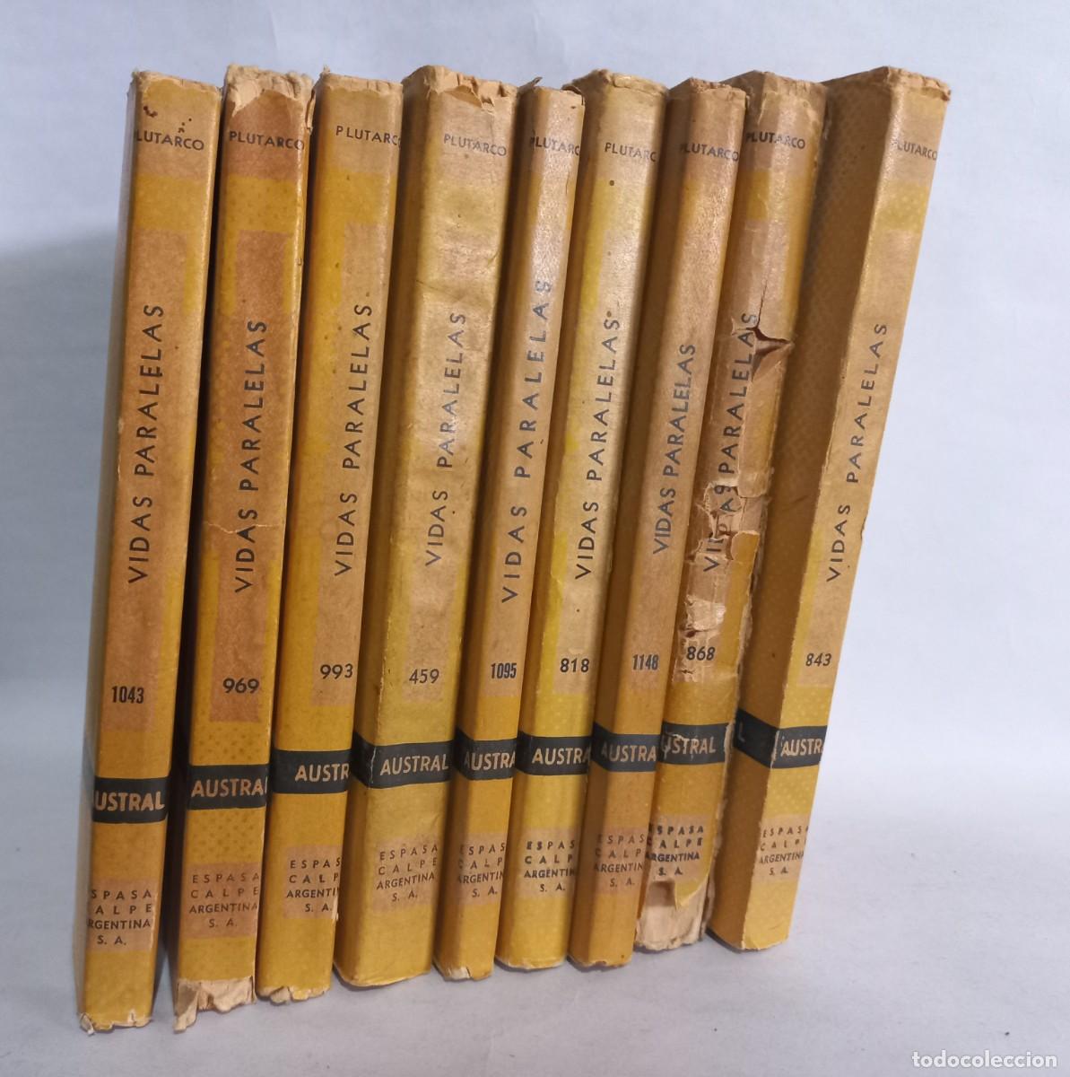 Libros de segunda mano: Plutarco - Vidas Paralelas 9 tomos - Foto 2