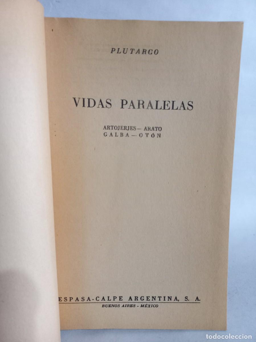 Libros de segunda mano: Plutarco - Vidas Paralelas 9 tomos - Foto 5