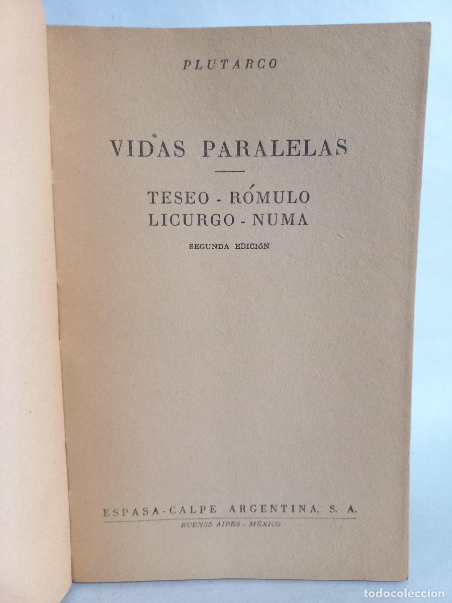 Libros de segunda mano: Plutarco - Vidas Paralelas 9 tomos - Foto 6