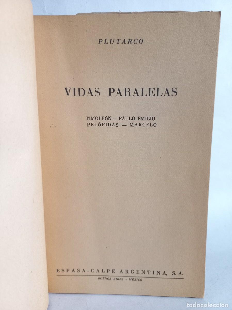 Libros de segunda mano: Plutarco - Vidas Paralelas 9 tomos - Foto 7