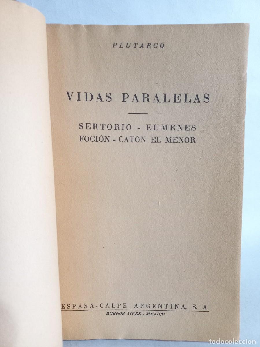 Libros de segunda mano: Plutarco - Vidas Paralelas 9 tomos - Foto 9