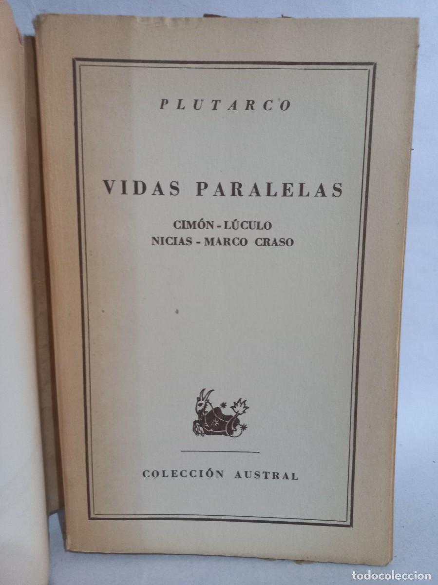 Libros de segunda mano: Plutarco - Vidas Paralelas 9 tomos - Foto 10