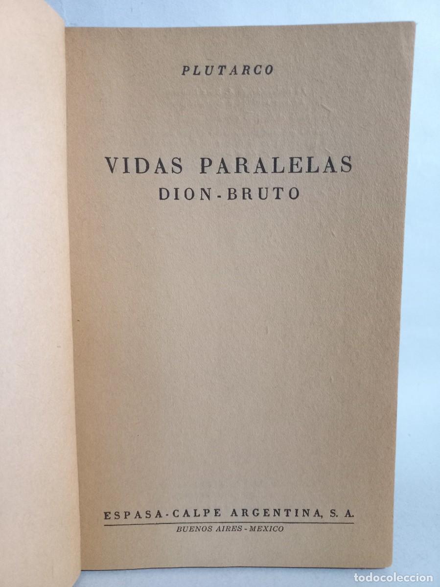 Libros de segunda mano: Plutarco - Vidas Paralelas 9 tomos - Foto 11