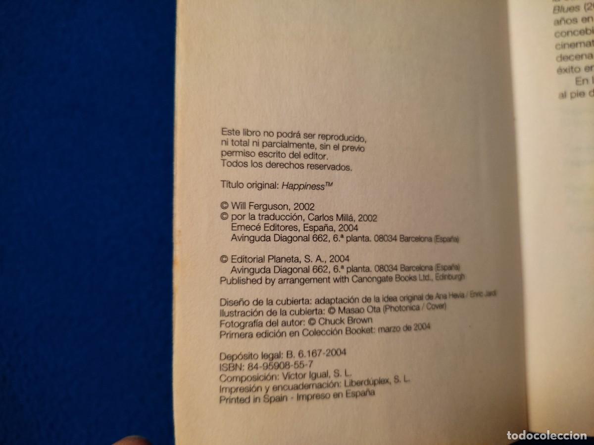 Libros de segunda mano: HAPPINESS Will Ferguson Emec&eacute; Editores 2004 - Foto 5
