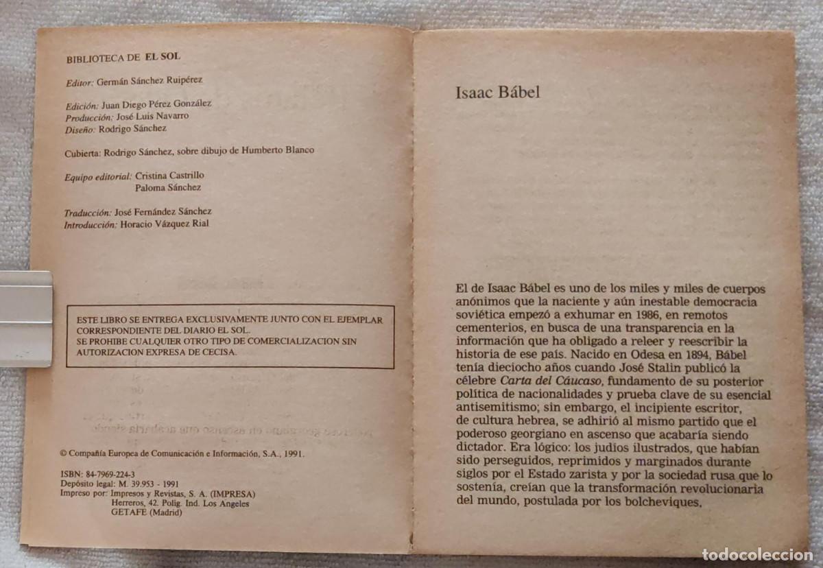 Libros de segunda mano: RELATOS DE ODESA. - Foto 3