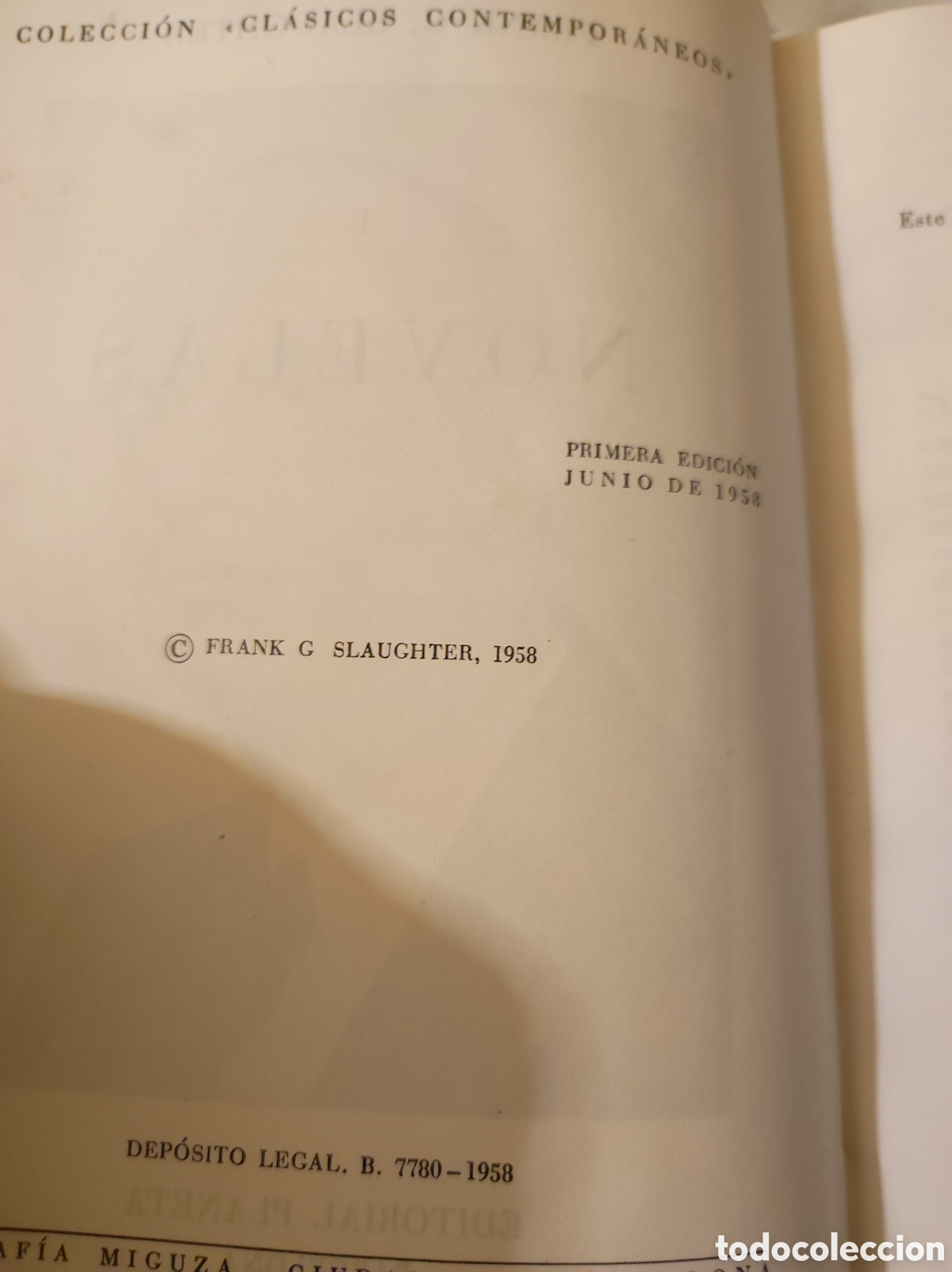 Libros de segunda mano: 3 tomos , novelas editorial planeta 1958 - Foto 6