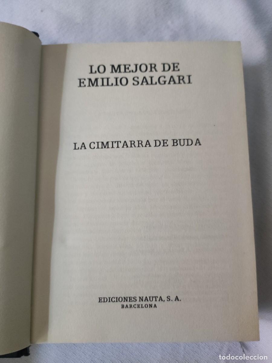 Libros de segunda mano: Lo mejor de Emilio Salgari: La cimitarra de Buda. - Foto 1