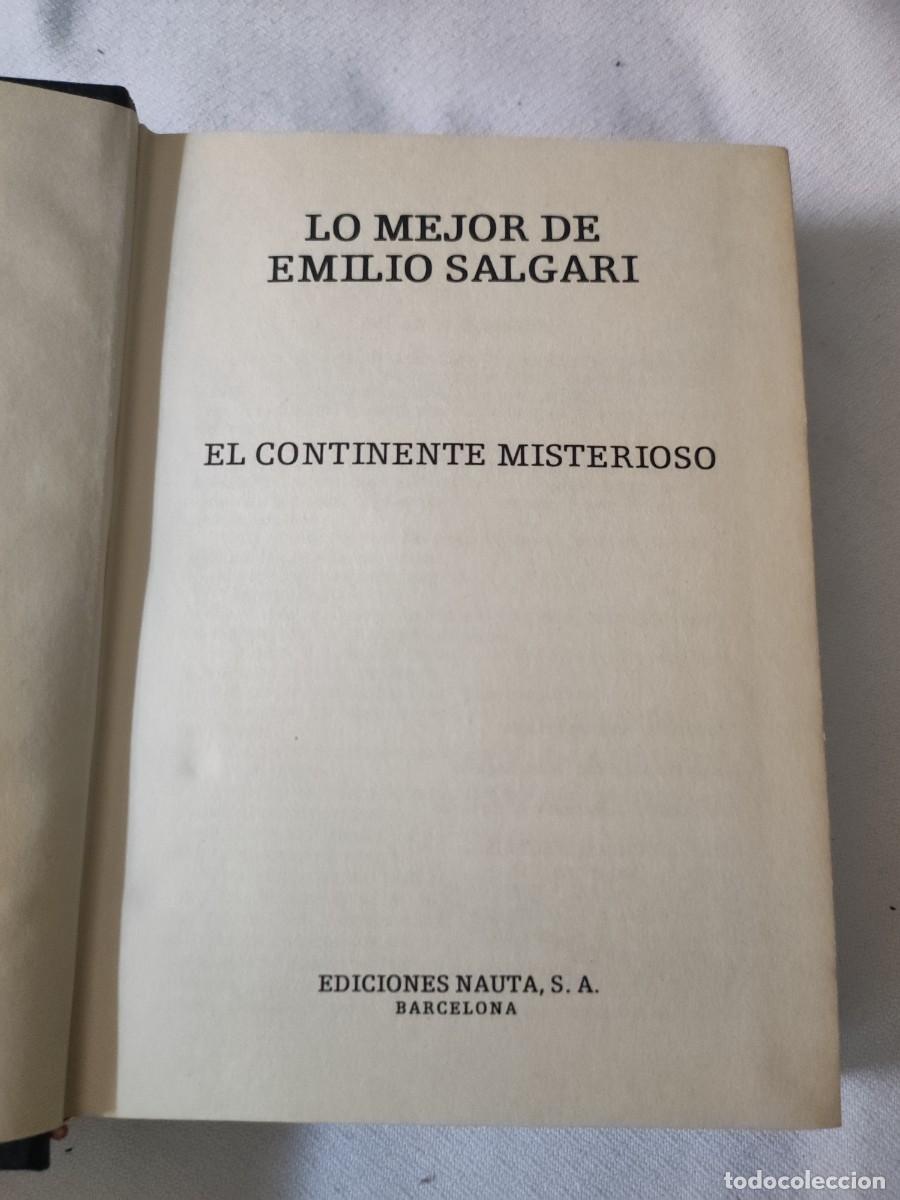 Libros de segunda mano: Lo mejor de Emilio Salgari: El continente misterio - Foto 1