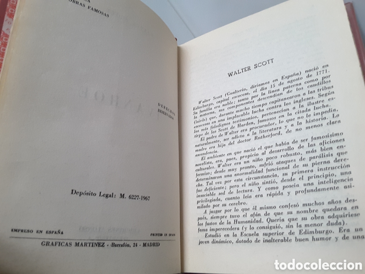 Libros de segunda mano: IVANHOE, Walter Scott. Ediciones Alonso 1967 - Foto 4