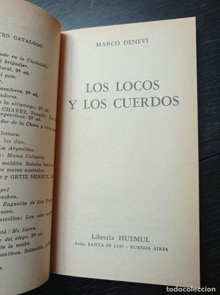 Libros de segunda mano: 1975 - MARCO DENEVI. Los locos y los cuerdos - PRIMERA EDICI&Oacute;N - Foto 3