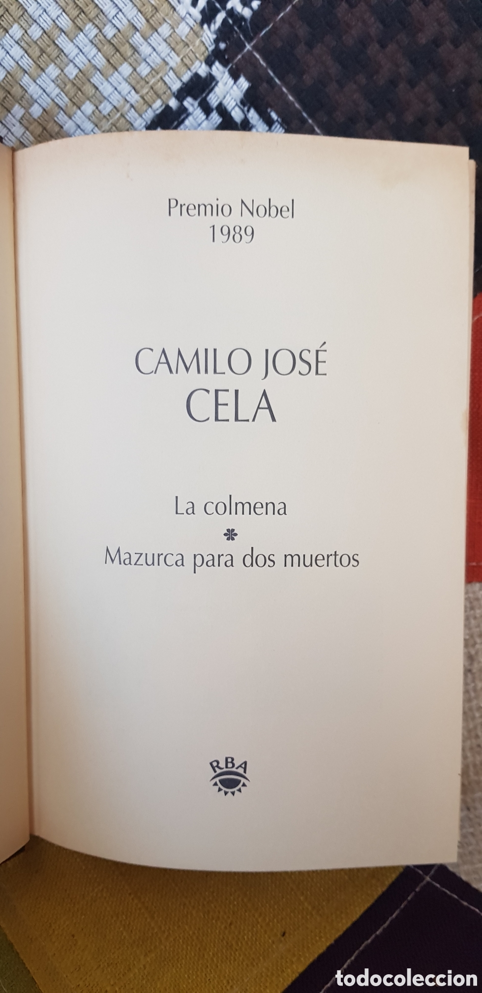 Libros de segunda mano: Libro LA COLMENA/MAZURCA PARA DOS MUERTOS. Edit. RBA, 2001 (LB) - Foto 6