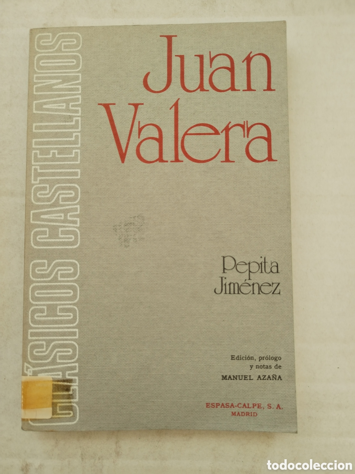 Libros de segunda mano: PEPITA JIMENEZ/JUAN VALERA - Foto 1