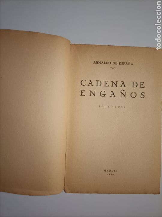 Libros de segunda mano: Cadena de enga&ntilde;os. Cuentos Arnaldo de Espa&ntilde;a - Foto 7