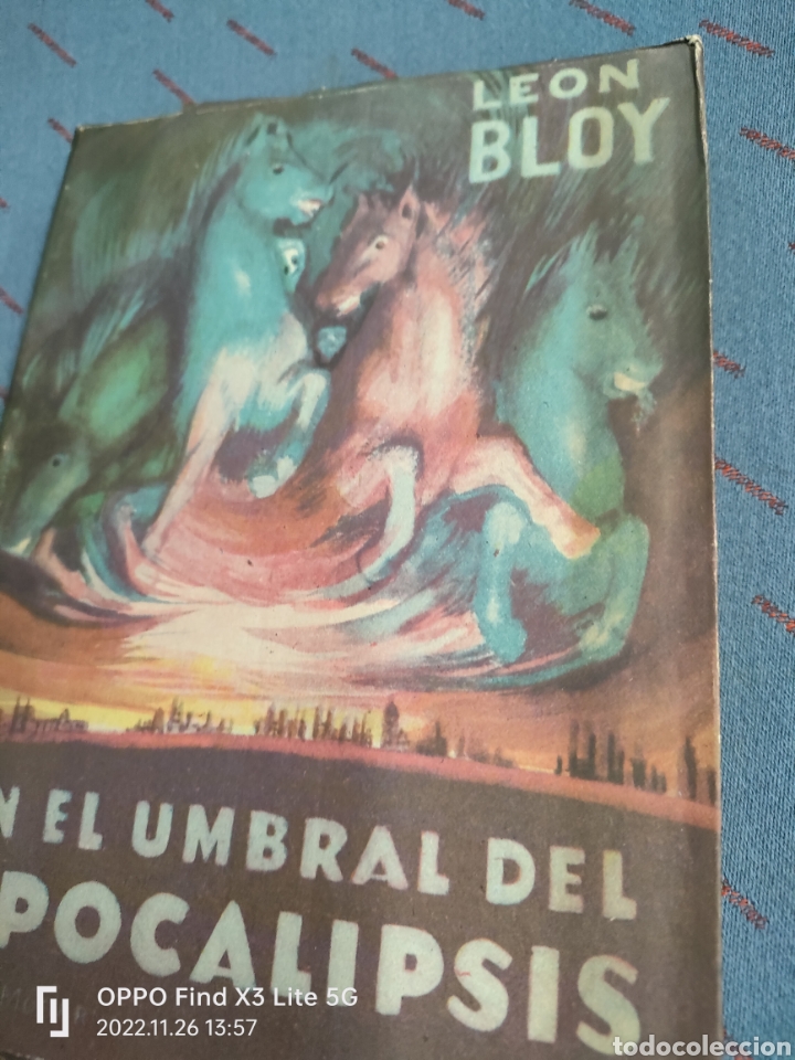 Libros de segunda mano: En el umbral del apocalipsis Le&oacute;n Bloy 1949 - Foto 1