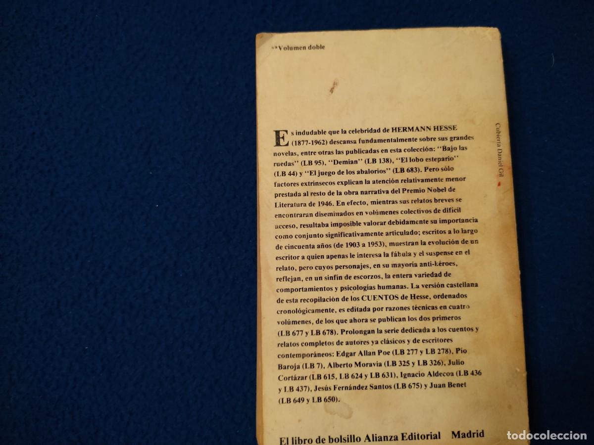 Libros de segunda mano: Cuentos 1 Franz Kafka Alianza Editorial 1978 - Foto 3