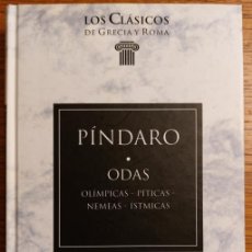 Libros de segunda mano: PÍNDARO - ODAS / LOS CLÁSICOS DE GRECIA Y ROMA - PLANETA