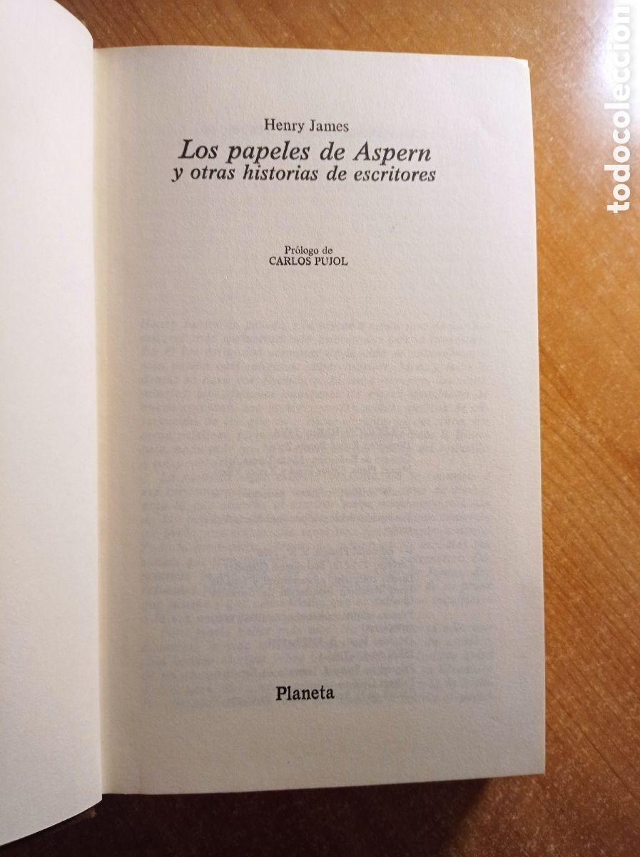 Libros de segunda mano: LOS PAPELES DE ASPEN - HENRY JAMES - PLANETA - Foto 2