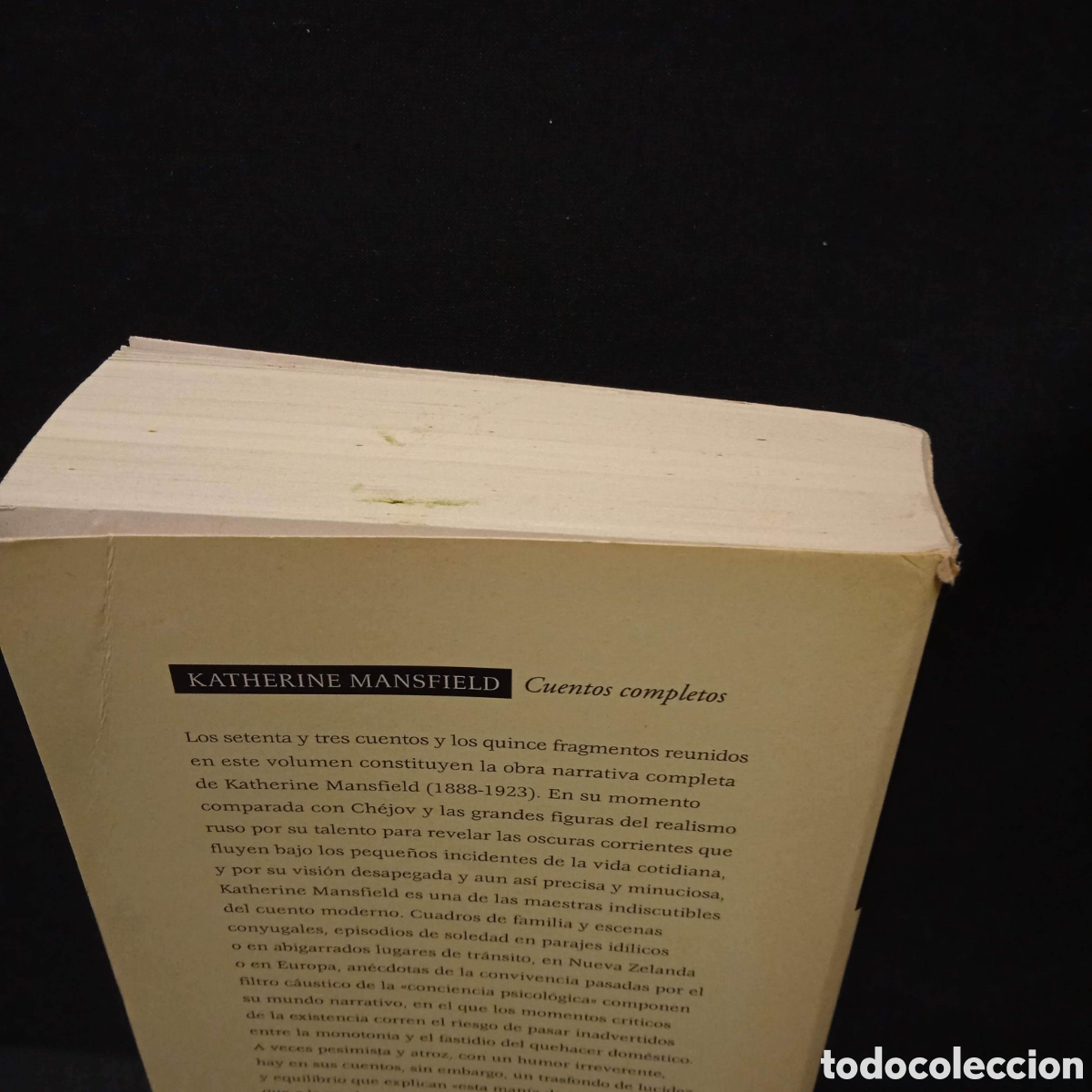 Libros de segunda mano: CUENTOS COMPLETOS - KATHERINE MANSFIELD - DEBOLSILLO 2003 (SOBRE LA EDICI&Oacute;N DE ALBA) - Foto 3