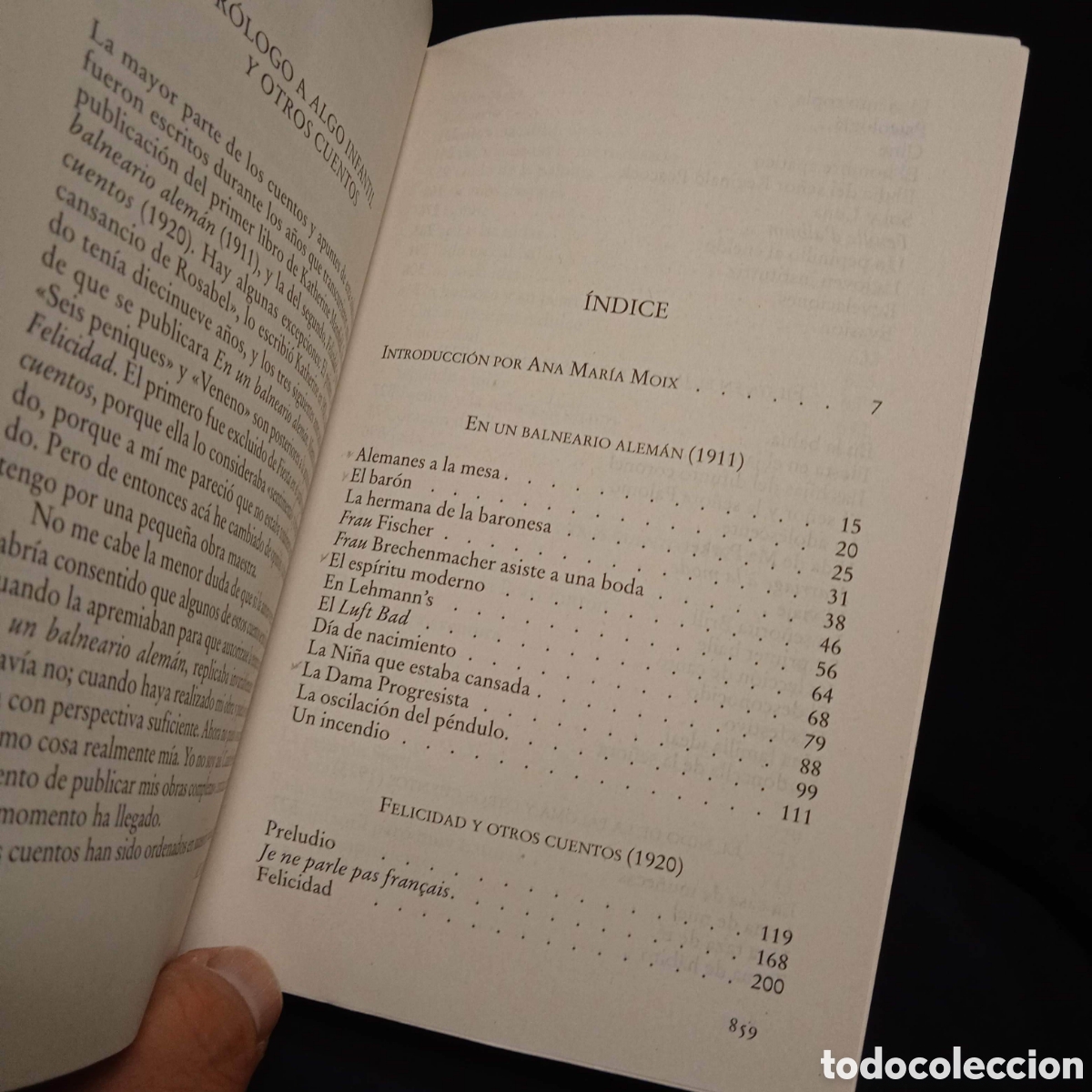 Libros de segunda mano: CUENTOS COMPLETOS - KATHERINE MANSFIELD - DEBOLSILLO 2003 (SOBRE LA EDICI&Oacute;N DE ALBA) - Foto 5
