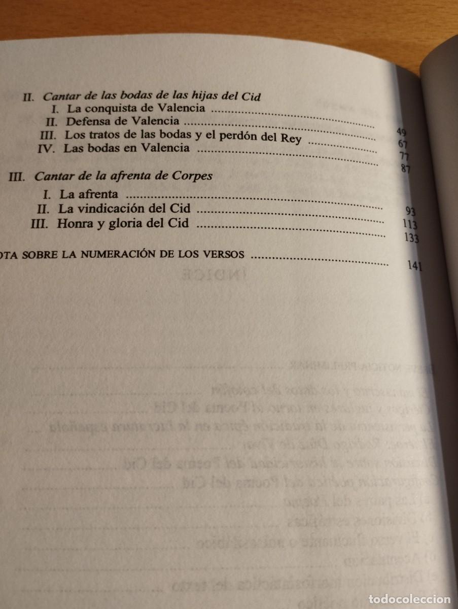 Libros de segunda mano: POEMA DEL CID (VERSI&Oacute;N Y PR&Oacute;LOGO DE FRANCISCO L&Oacute;PEZ ESTRADA) - Foto 5