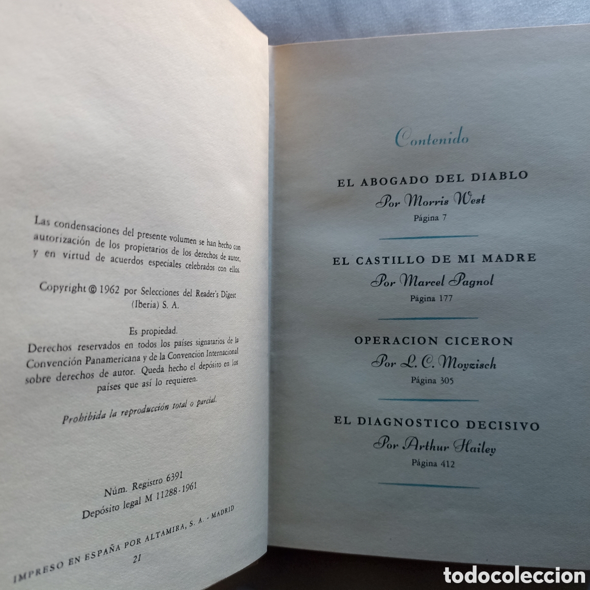 Libros de segunda mano: Biblioteca de Selecciones del Reader,s Digest, cuatro ejemplares - Foto 5