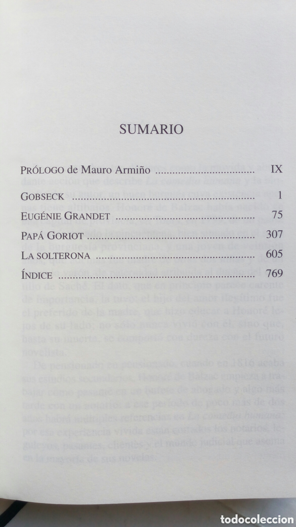 Libros de segunda mano: Obras selectas. Honor&eacute; de Balzac. - Foto 4