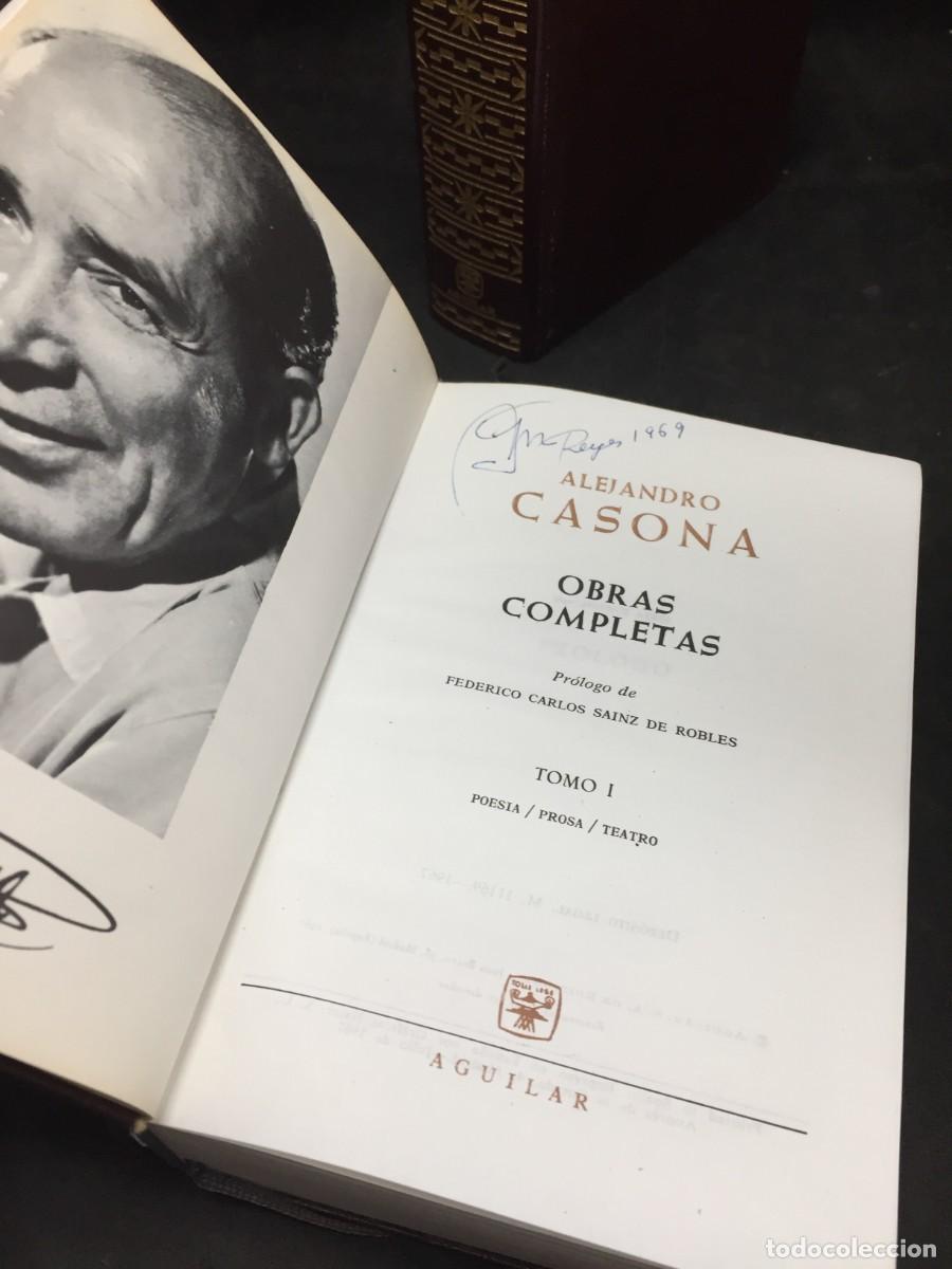 Libros de segunda mano: ALEJANDRO CASONA. OBRAS COMPLETAS. DOS TOMOS, ediciones Aguilar 1967 - Foto 2