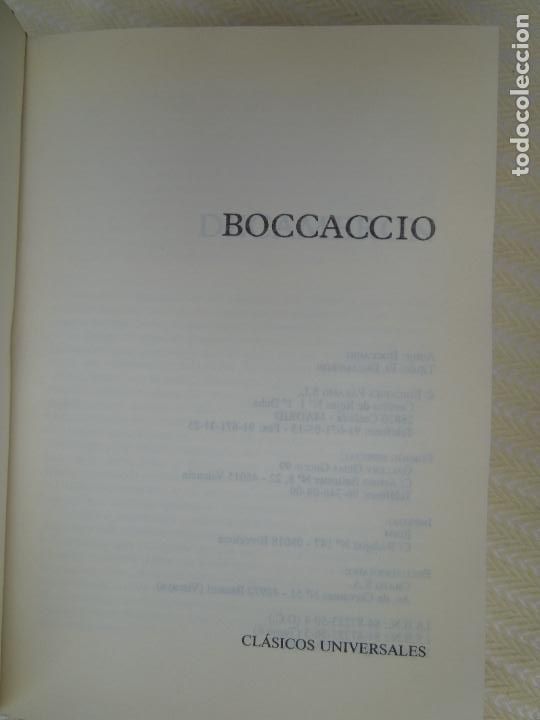 Libros de segunda mano: EL DECAMERON - BOCCACCIO-- GRANDES CLASICOS - 2000 - Foto 3
