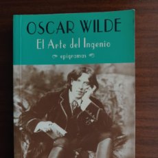 Libros de segunda mano: OSCAR WILDE - EL ARTE DEL INGENIO. EPIGRAMAS (VALDEMAR, DIÓGENES Nº 31, 2002).. Lote 379228919