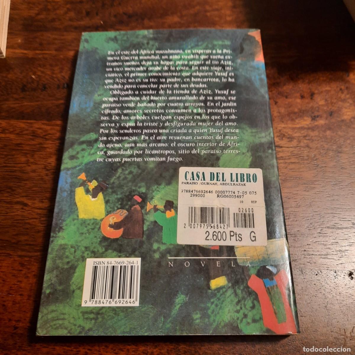 Libros de segunda mano: Para&iacute;so, Abdulrazak Gurnah - Foto 2