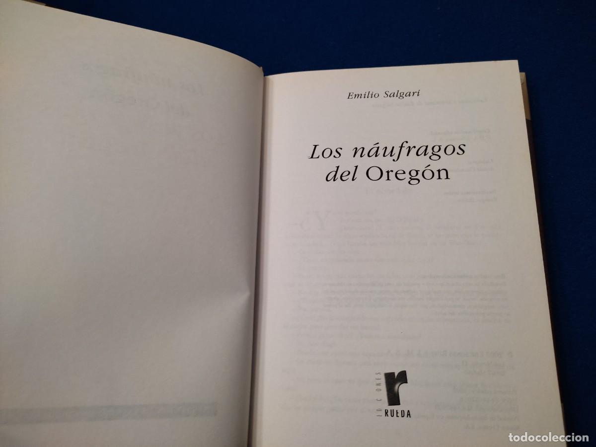 Libros de segunda mano: Los N&aacute;ufragos del Oreg&oacute;n Emilio Salgari Ediciones Rueda 2003 - Foto 5