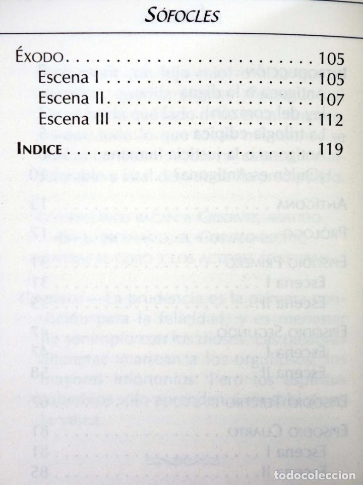 Libros de segunda mano: CL&Aacute;SICOS DE BOLSILLO 1. ANT&Iacute;GONA (S&oacute;focles) Longseller, 2001. OFRT - Foto 6